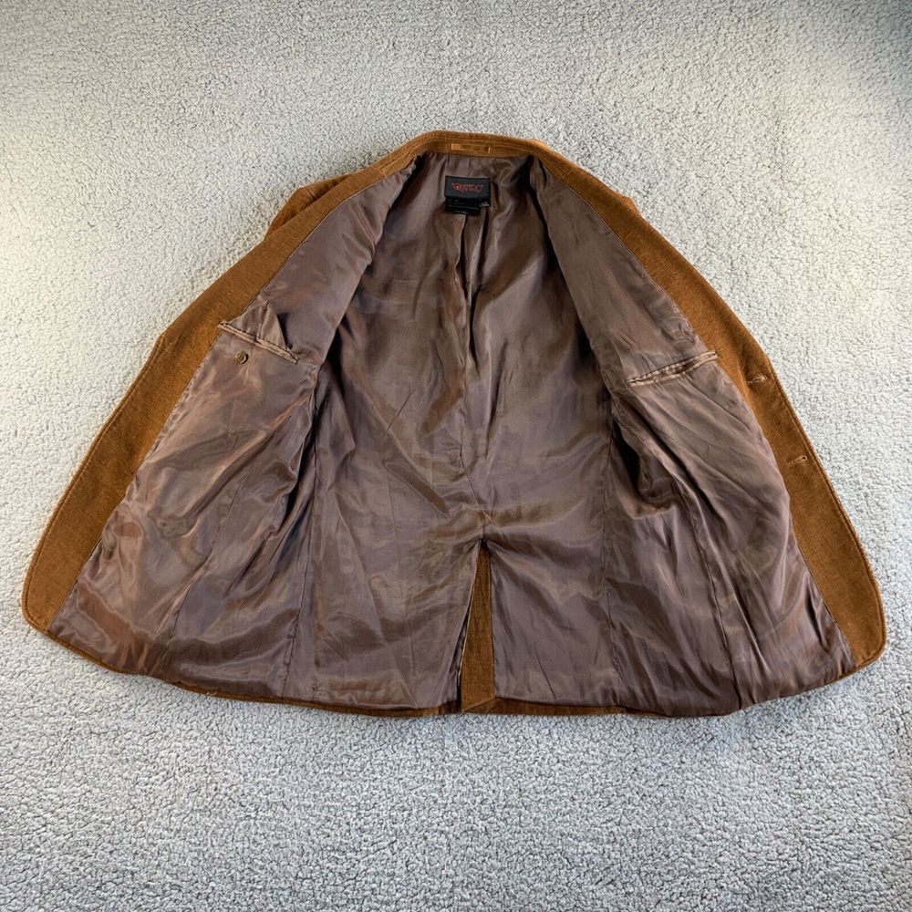 Di Quattro Blazer Mens 42 R Brown Corduroy Sport Coat Jacket 2 Button Casual - Picture 8 of 12